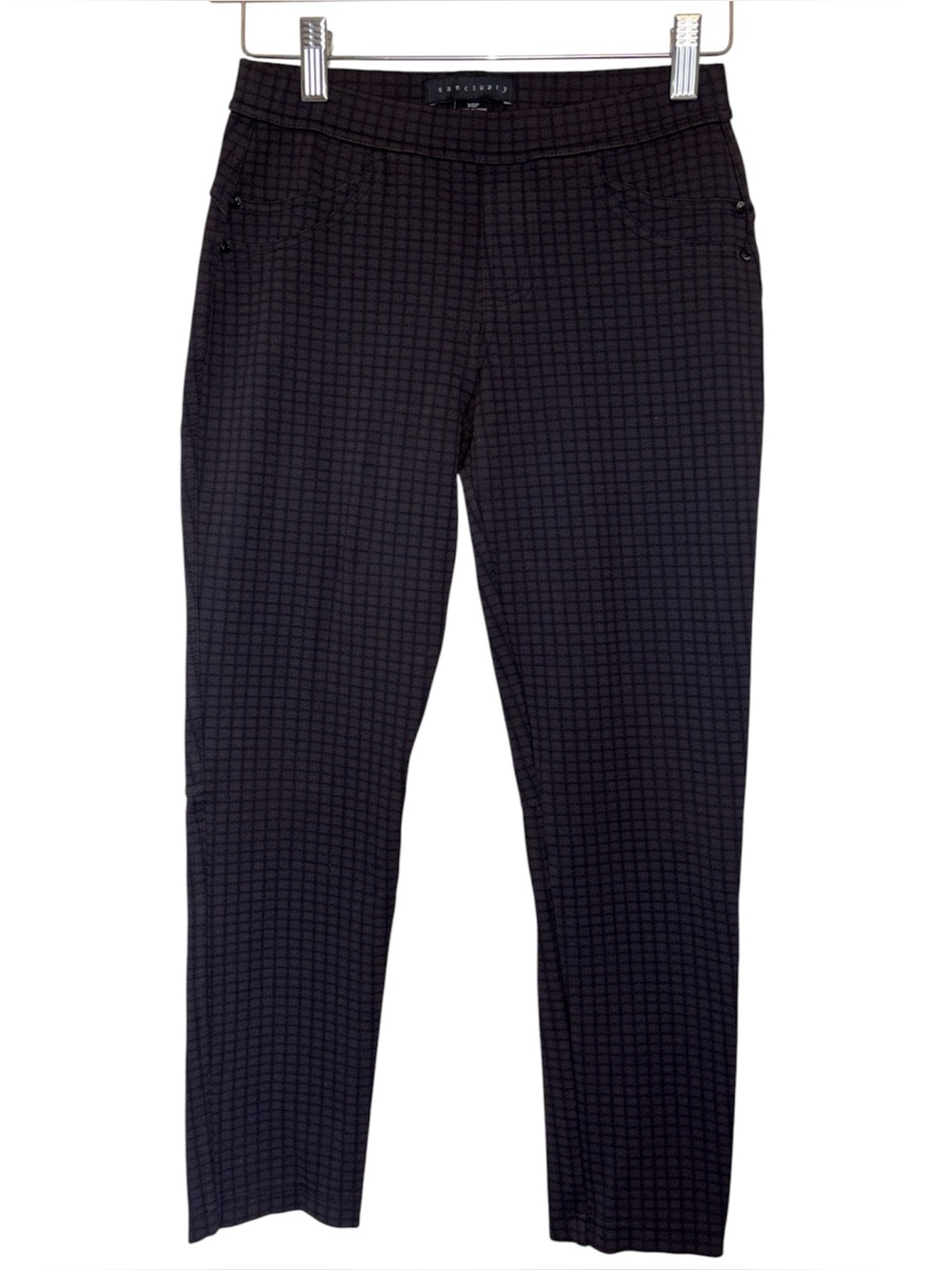 Sanctuary Checkered Brown & Black Pants